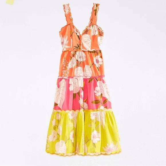 FARM Rio Vibrant Floral Maxi Dress - Picture 4 of 5